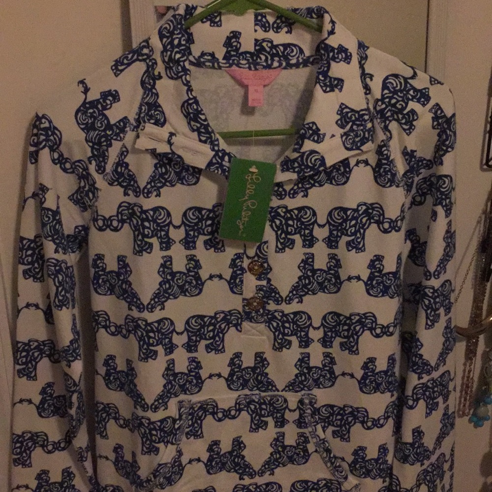 Lilly Pulitzer elephant pullover
